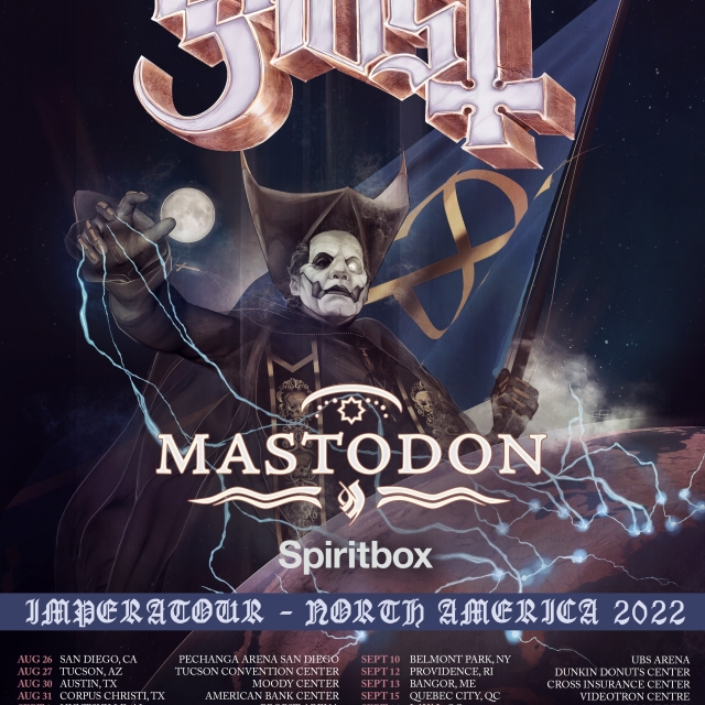 WE’RE JOINING GHOST FOR AN ARENA TOUR THIS FALL